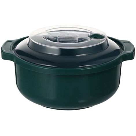 Récipient alimentaire multifonction compatible micro-ondes avec couvercle bol de congélation avec couvercle convient pour la cuisson à la vapeur des légumes et du poisson.