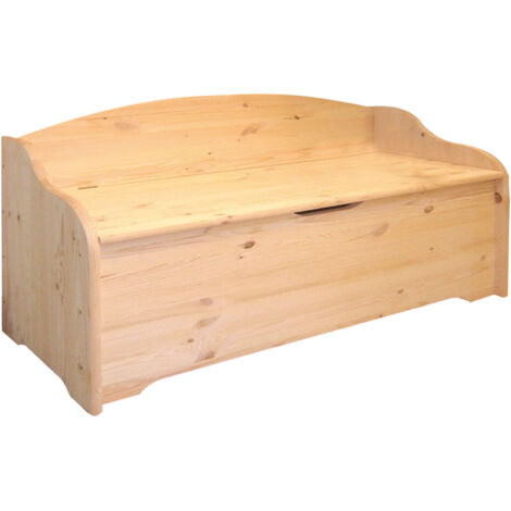 FRASCHETTI Récipient Cassapanca Baule avec dossier de bois de sapin faible solide