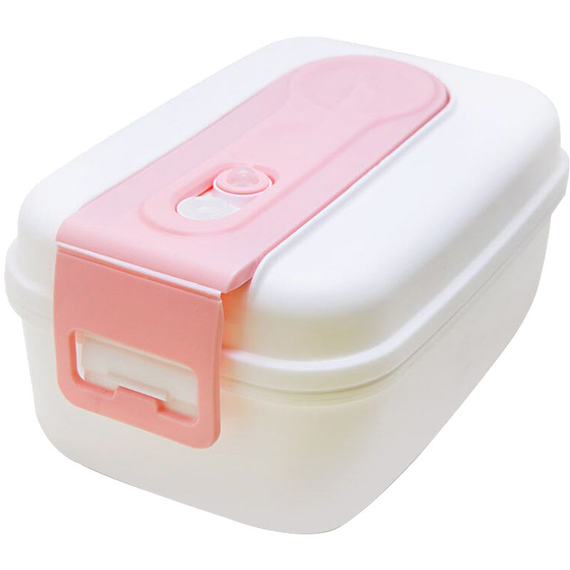 Recipient De Conservation Des Aliments En Silicone Pp Etanche, 660 Ml, Rose