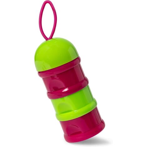 Récipient de stockage de lait en poudre sans BPA (cerise)