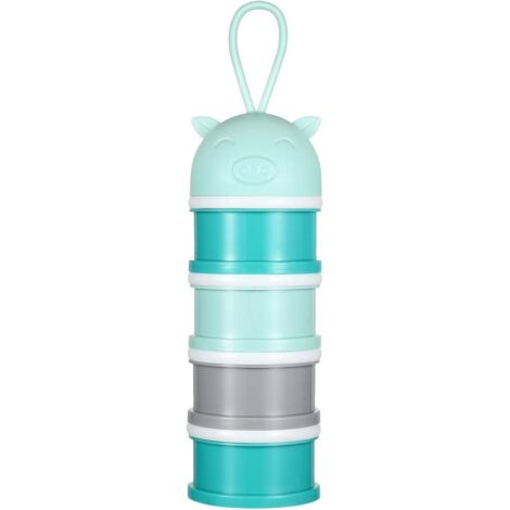 Récipient de stockage portable pour lait en poudre (bleu)