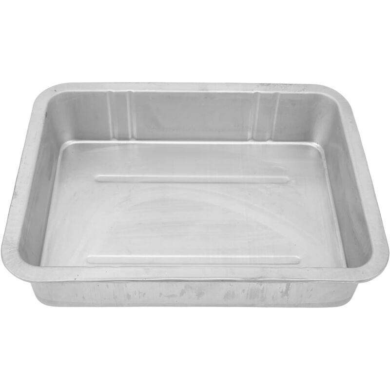 Récipient De Vidange D'huile Automobile, Bac De Vidange D'huile en Métal Portable sans Fuite, Bac à Huile sans Soudure pour Voiture(10L)