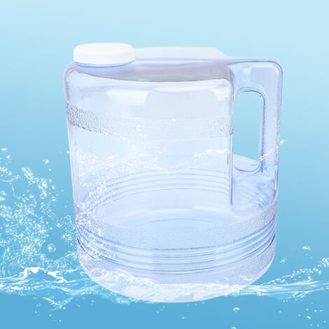 Récipient Distillation eau 4L ManoMano en PP Remplissage Facile Compatible Avec Distillateurs Comptoir + Couvercle Pour Maison Clinique Dentaire Beauté