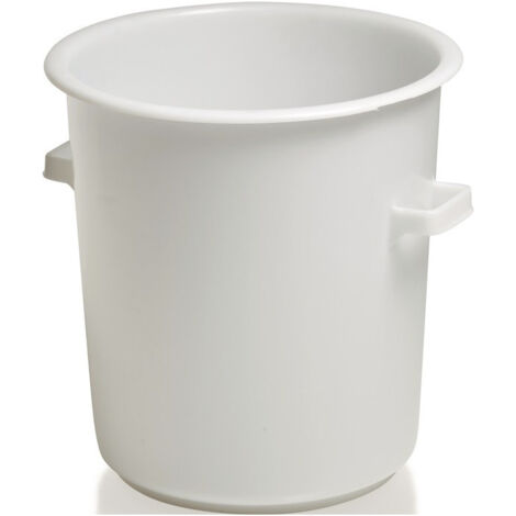 Récipient en plastique rond 75 l HD-PE nature D515xH530 mm avec poignée extérieu