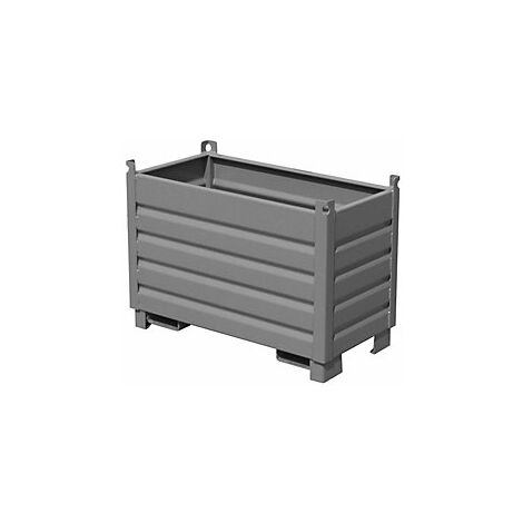 Recipiente colector  capacidad 0,50 m³  gris ratón
