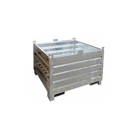 Recipiente colector  capacidad 1,0 m³  galvanizado al horno