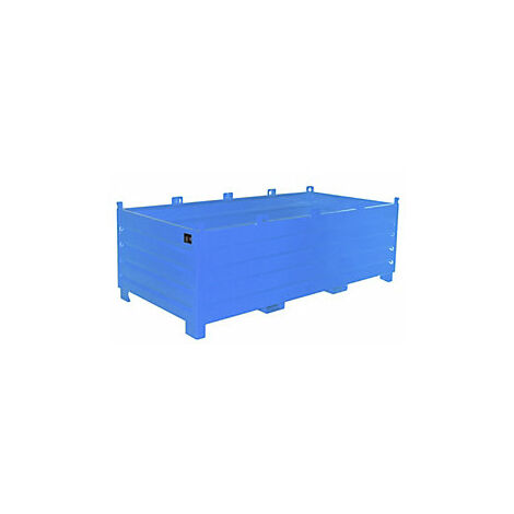 Recipiente colector  capacidad 2,0 m³  azul luminoso