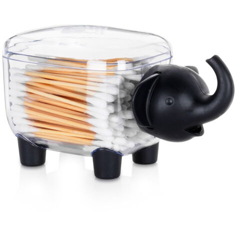 Recipiente de baño para bastoncillos de oído y almohadillas cosméticas higiénicas