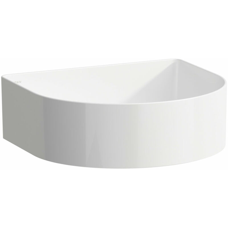 

Recipiente de lavado por sonar, sin agujero para grifo, sin rebosadero, 410x365mm, incl. tapa cerámica para válvula de desagüe, blanco, color: Nieve