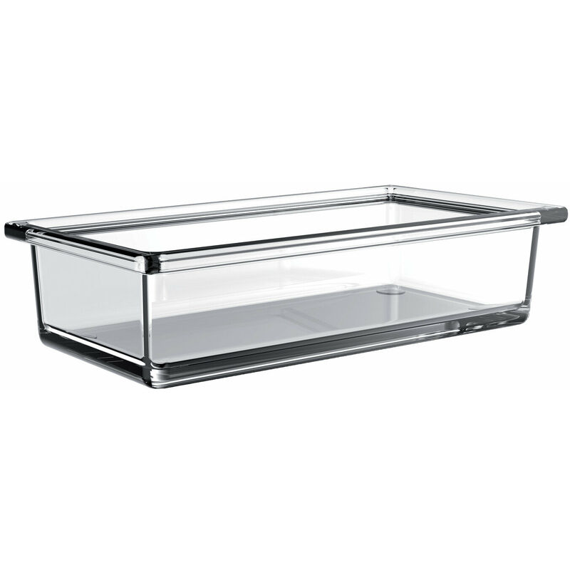 

Recipiente de vidrio de enlace Emco rectangular para barandilla, cristal transparente, plano, largo - 186600001