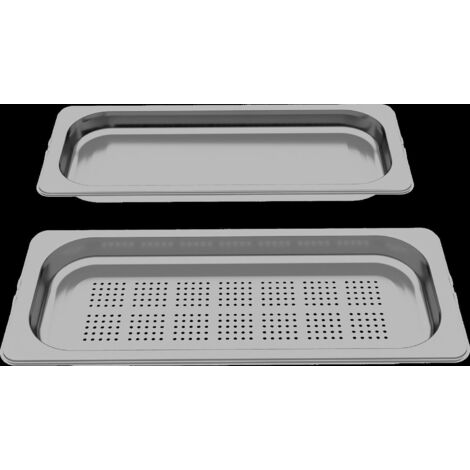 Recipiente Gastronorm de Bosch, 35 x 454 x 187 mm, acero inoxidable, HEZ66D52