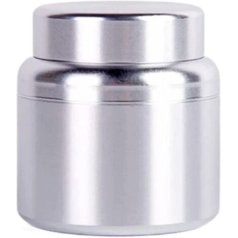 Recipiente hermético para té, multiusos, para el hogar (plateado, 1 unidad)