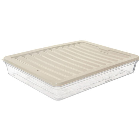 Recipiente para alimentos con tapa de 2 litros