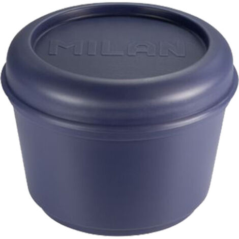 Recipiente para alimentos hermético redondo 0,25l, tapa azul milan