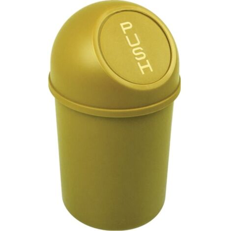 Recipiente para residuos con trampilla  de polipropileno 