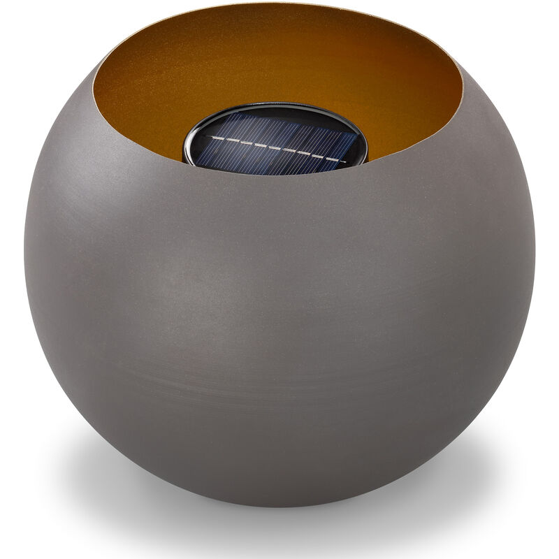 

Recipiente solar con luminaria con efecto de llama para exterior 102365 - Esotec