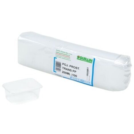 Recipientes GUILLIN de 200 ml, 100 unidades - Apto para microondas y congelador