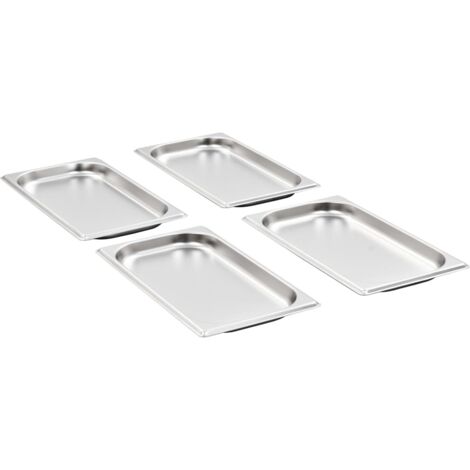 Récipients Gastronorm 12 pcs GN 1/3 20 mm Acier inoxydable CFW70363