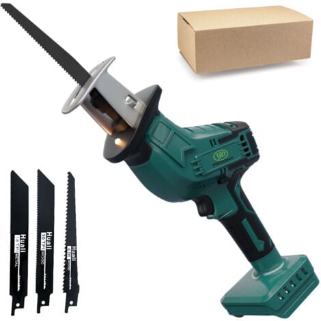 MAWIRON Reciprocating saws，Cordless Electric Sabre Saw Variable Speed Metal Wood Cutting Tree Pruning Tool (Naked,No Battery)