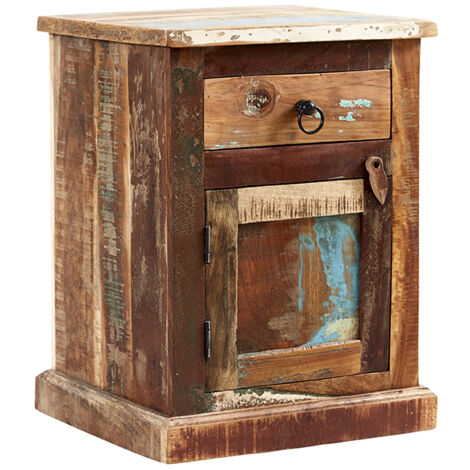 Reclaimed Boat Bedside Table