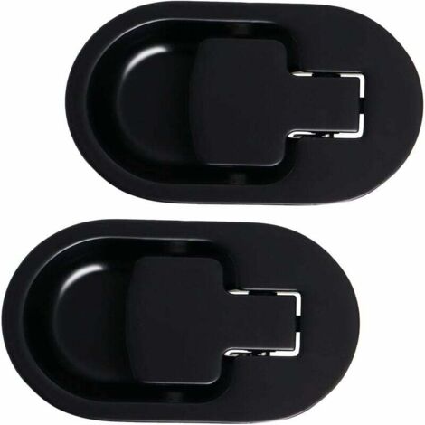 Recliner Chair and Sofa Lever, Black Solid Aluminum Metal Handle without Cable (2 Pieces)