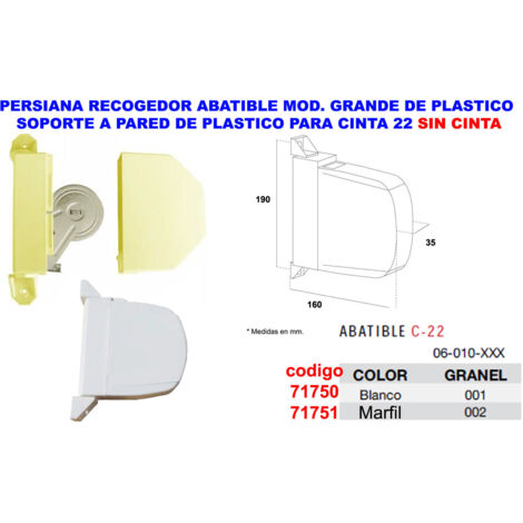 RECOGEDOR ABATIBLE C-22 06010001 BLANCO - 066308