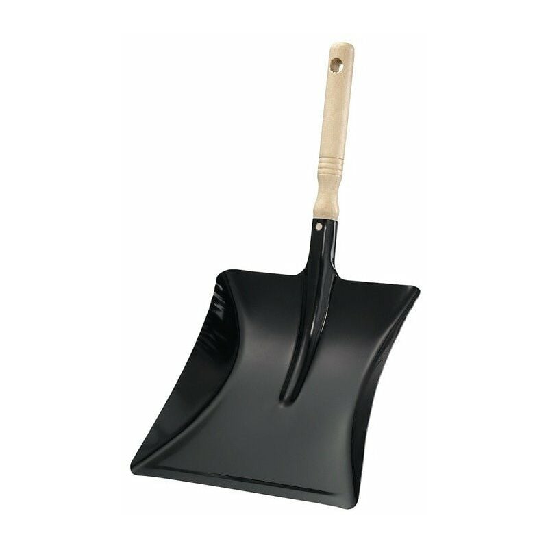 

Recogedor con mango de madera, lacado negro MET, L220xW230mm