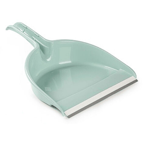 Recogedor de mano plastico con goma  Verde claro