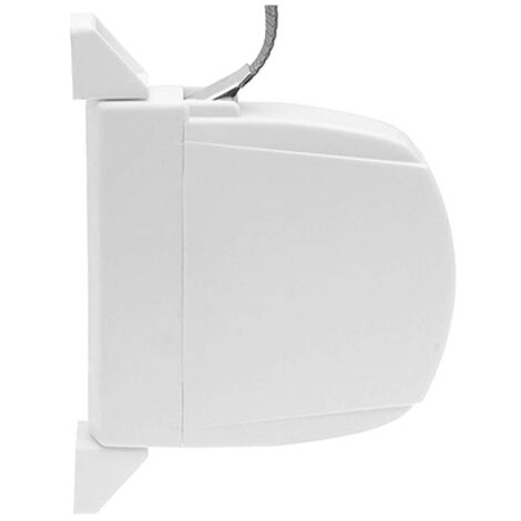 Recogedor de persiana mini blanco para cinta de 18mm de ancho abatible 70040110