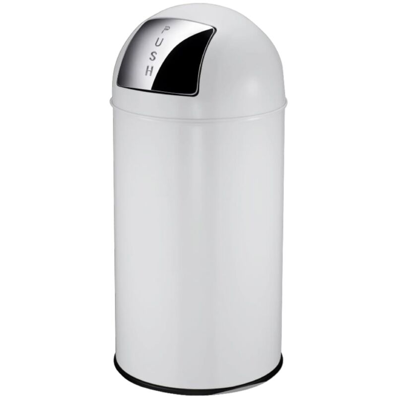 

Papelera Pushcan 40 L blanca - Blanco - EKO