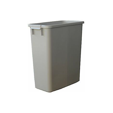 Recogedor de residuos y material reciclable 60l A590xL285xF555mm PE gris GRAF