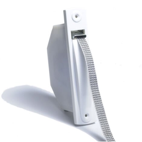 Recogedor empotrable minipack para persiana con cinta 18 mm blanco