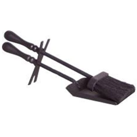 Recogedor Limp Chimenea 38Cm +Escoba Vivah