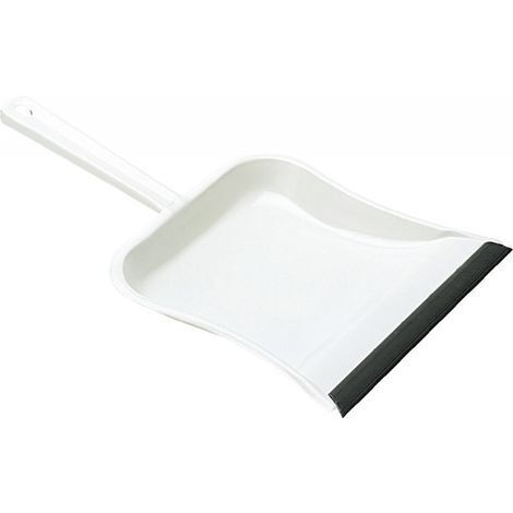Recogedor metálico de transparente acero inoxidable