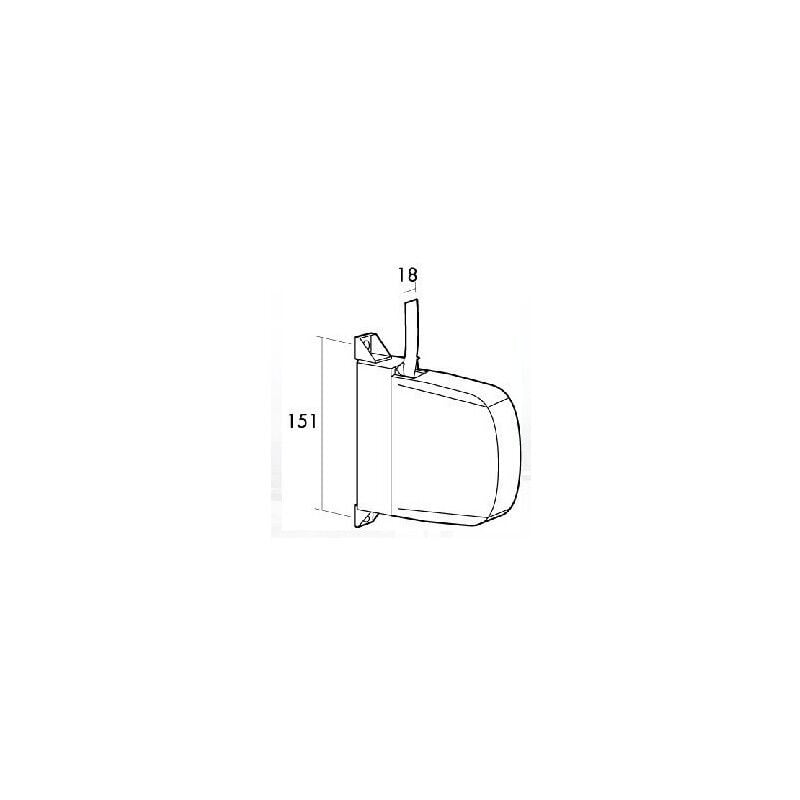 

Recogedor Persiana 18Mm Sobreponer Mini Plastico Marfil/Beige - Gaviota