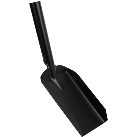 Recogedor para la chimenea de metal negro 39x13x11