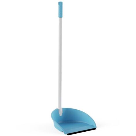 Recogedor Plegable Bi-Material Azul de PVC