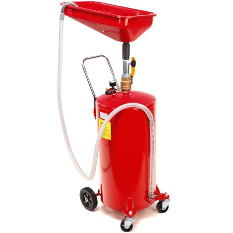 RECOGEDORA DE ACEITE POR GRAVEDAD 80 LITROS BANDEJA EXTRA GRANDE PARA CAMBIOS DE ACEITE
