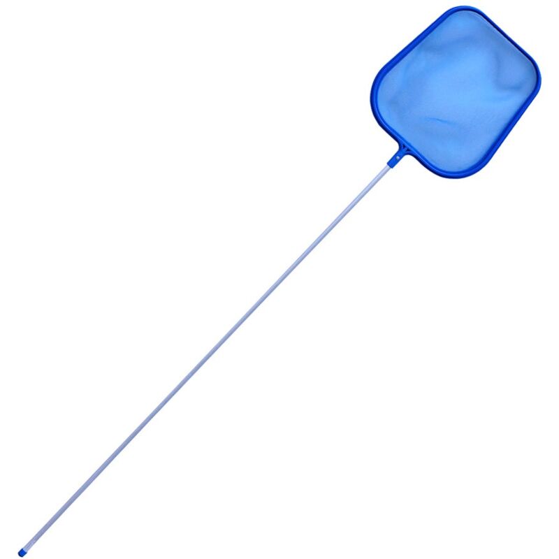 Recogehojas Con Pértiga Fija Azul De Aluminio De 155 Cm