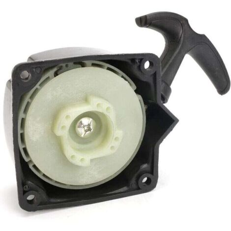 Recoil Starter + 40-5 Pull Panel for Brushcutter, Whipper, Snipper, Strimmer, Superma, Black, 1 Piece, Hole Distance 67mm