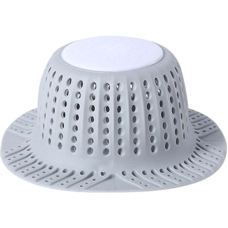 Recolector de pelo para desagüe de ducha, tapa desechable para desagüe de ducha con recolector de pelo, tapa de filtro adhesiva mejorada para desagüe, puede recoger pelo de bañeras, lavabos, baños y c