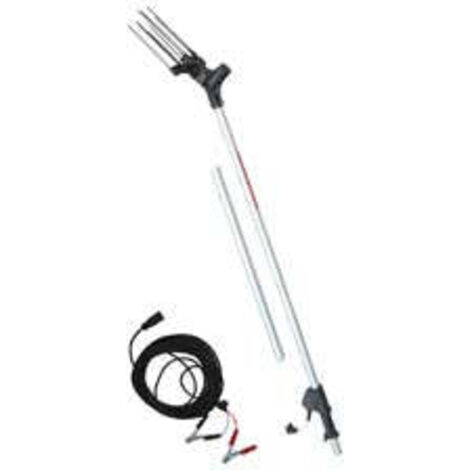 Récolteuse d'olives électrique 270W oscillante avec peignes en carbone rallonge en aluminium et câble de 15m