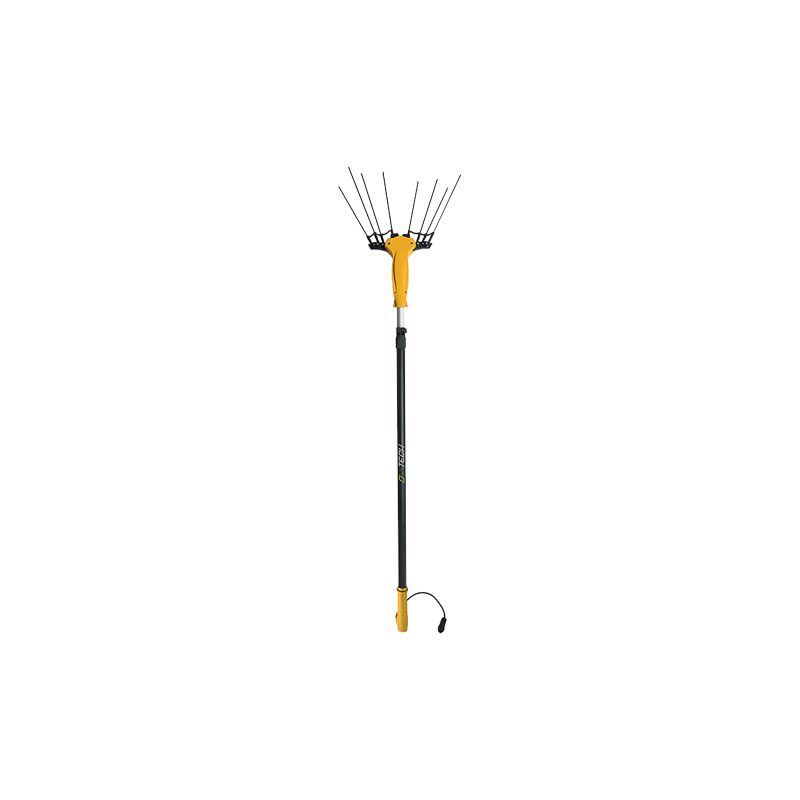 Re'colteuse d'olives e'lectrique Olytech Essential 4 + 4 tiges pour la re'colte des olives tige te'lescopique 2,4 3,6 mt moteur 12V