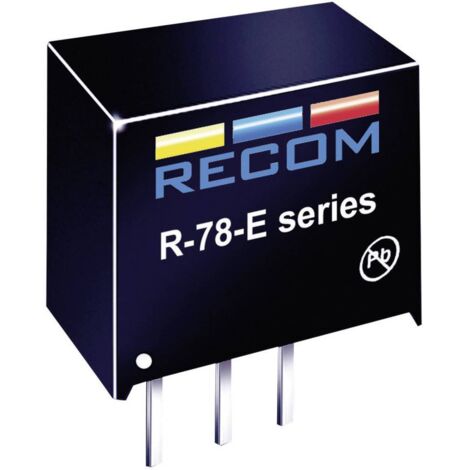 RECOM R-78E5.0-0.5 Convertitore DC/DC da circuito stampato 24 V/DC 5 V/DC 500 mA Num. uscite: 1 x Contenuto 1 pz.
