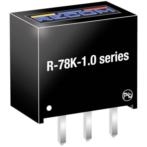 RECOM R-78K3.3-1.0 Convertisseur CC/CC 3.3 V 1 A 3.3 W Contenu 1 pc(s) C641762