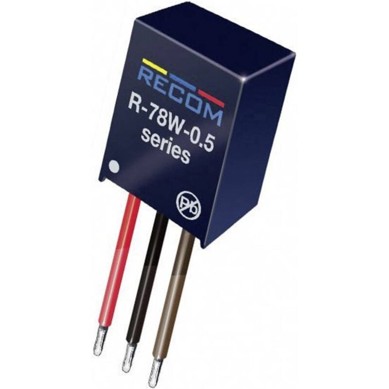 R-78W9.0-0.5 Convertitore dc/dc da circuito stampato 9 v 500 mA 4.5 w Num. uscite: 1 x Contenuto 1 pz. - Recom