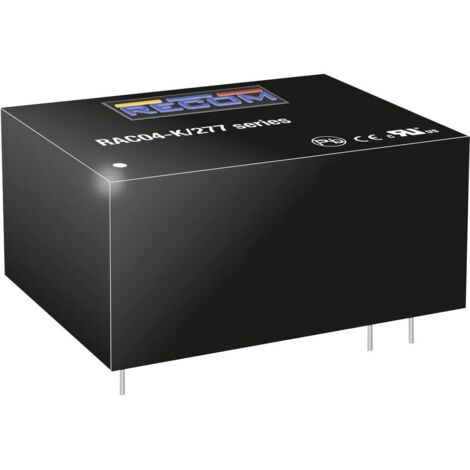RECOM RAC04-24SK/277 Alimentation CA/CC pour circuits imprimés 24 V 4 W