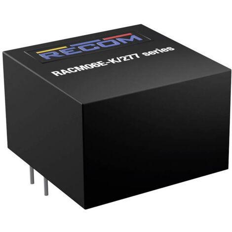 RECOM RACM06E-12SK/277 Alimentation AC/DC encastrée fermée 12 V 0.5 A 6 W