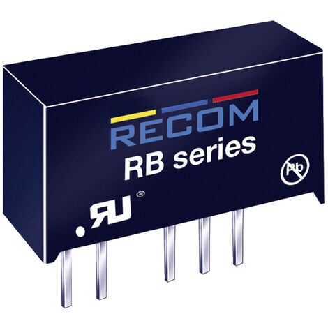 RECOM RB-1212S DC/DC-Wandler 12 V 12 V 0.084 A 1 W Anzahl Ausgänge: 1 x Inhalt 1 St.