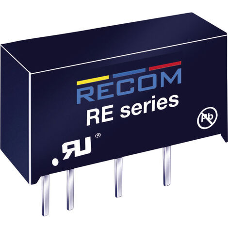 RECOM RE-1205S DC/DC-Wandler, Print 12 V/DC 5 V/DC 200 mA 1 W Anzahl Ausgänge: 1 x Inhalt 1 St.